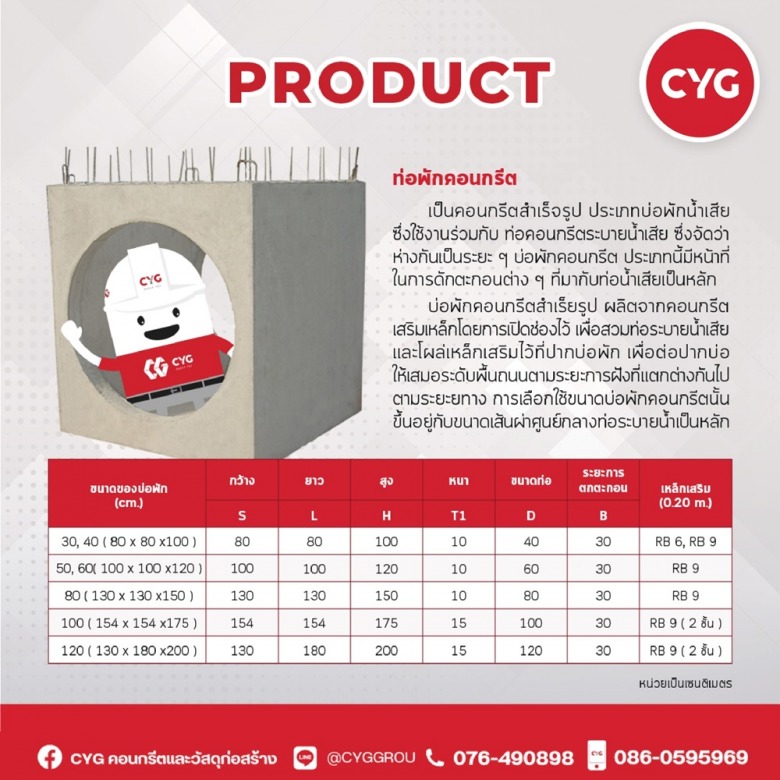บ่อพักคอนกรีตสำเร็จรูป ภูเก็ต